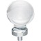 Jeffrey Alexander 1-3/8" Diameter Polished Chrome Sphere Glass Harlow Cabinet Knob G130L-PC - alternate 1